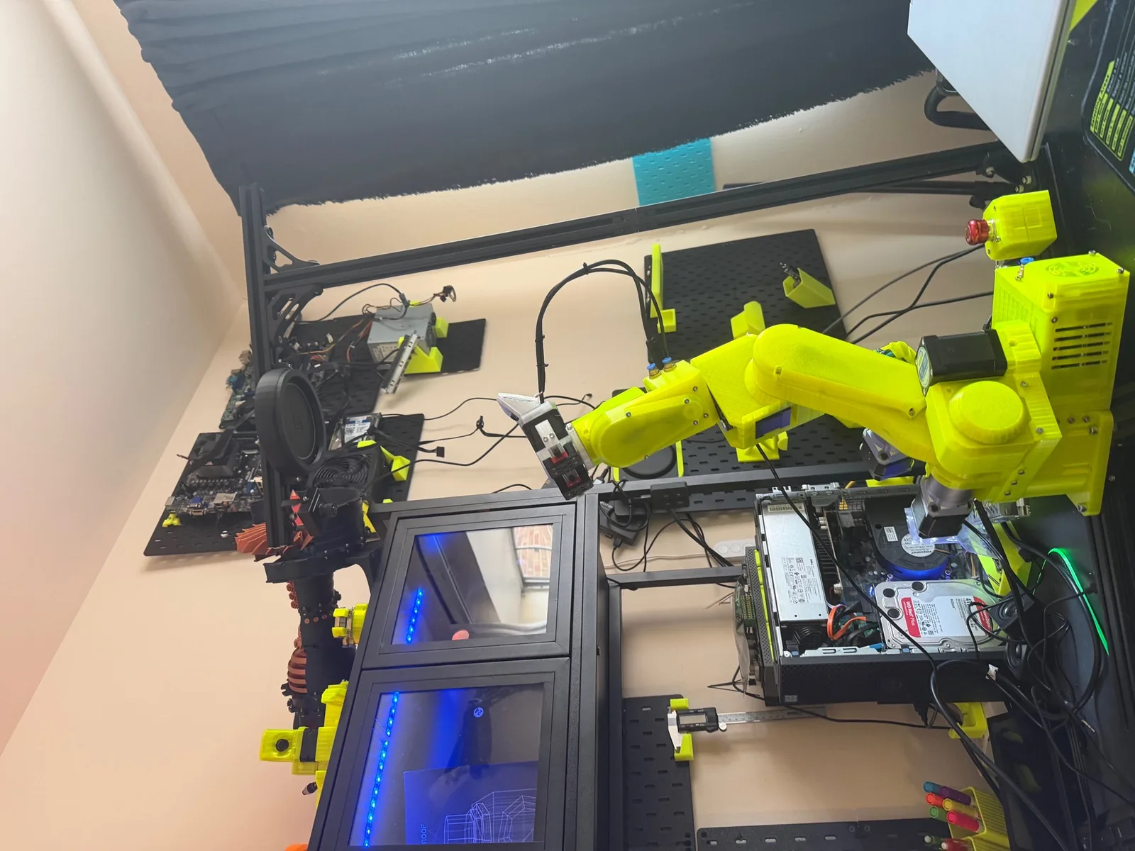 VOLT using the gripper on the workbench